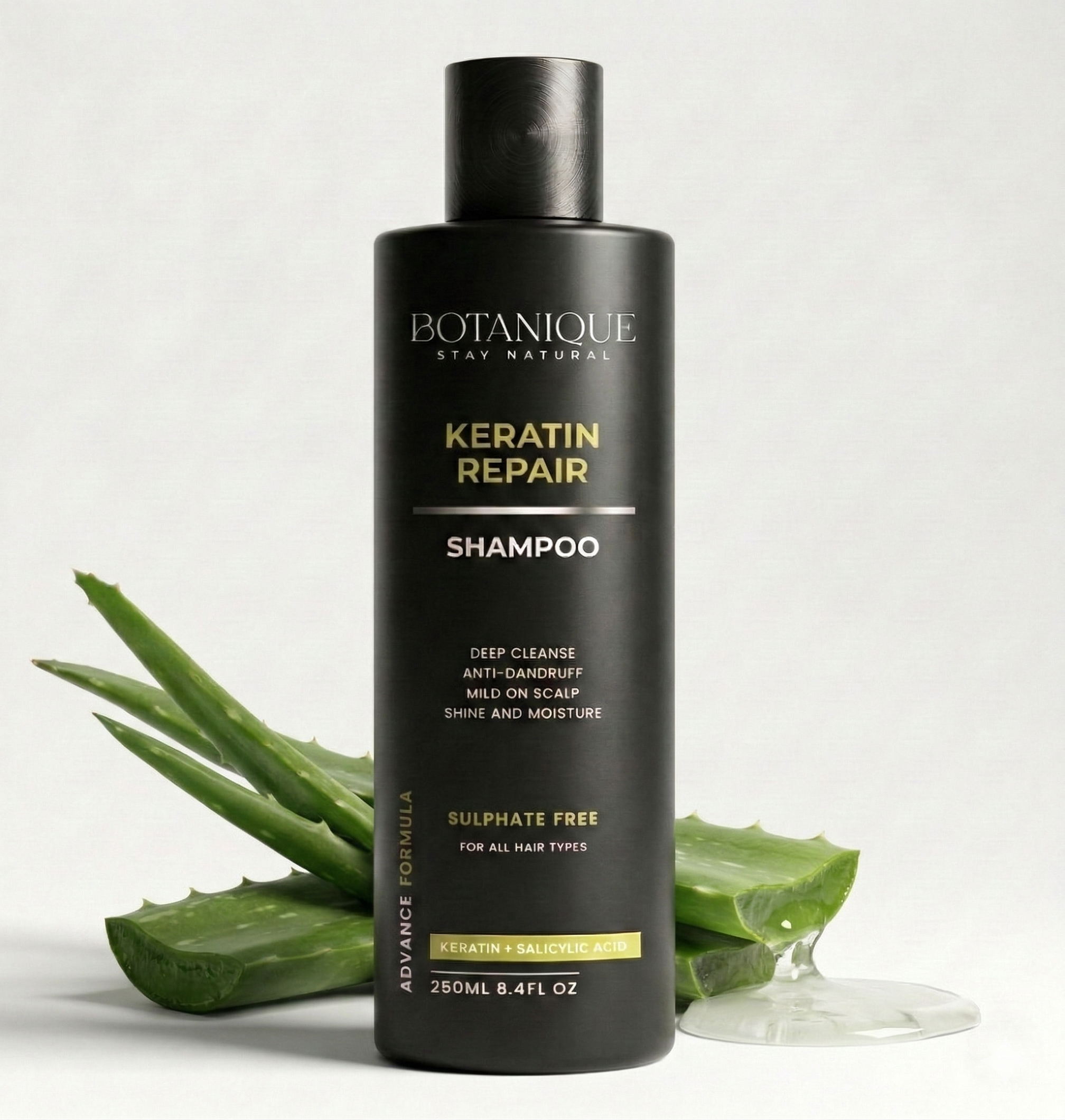 Keratin + Aleovera Shampoo (Sulphate free)