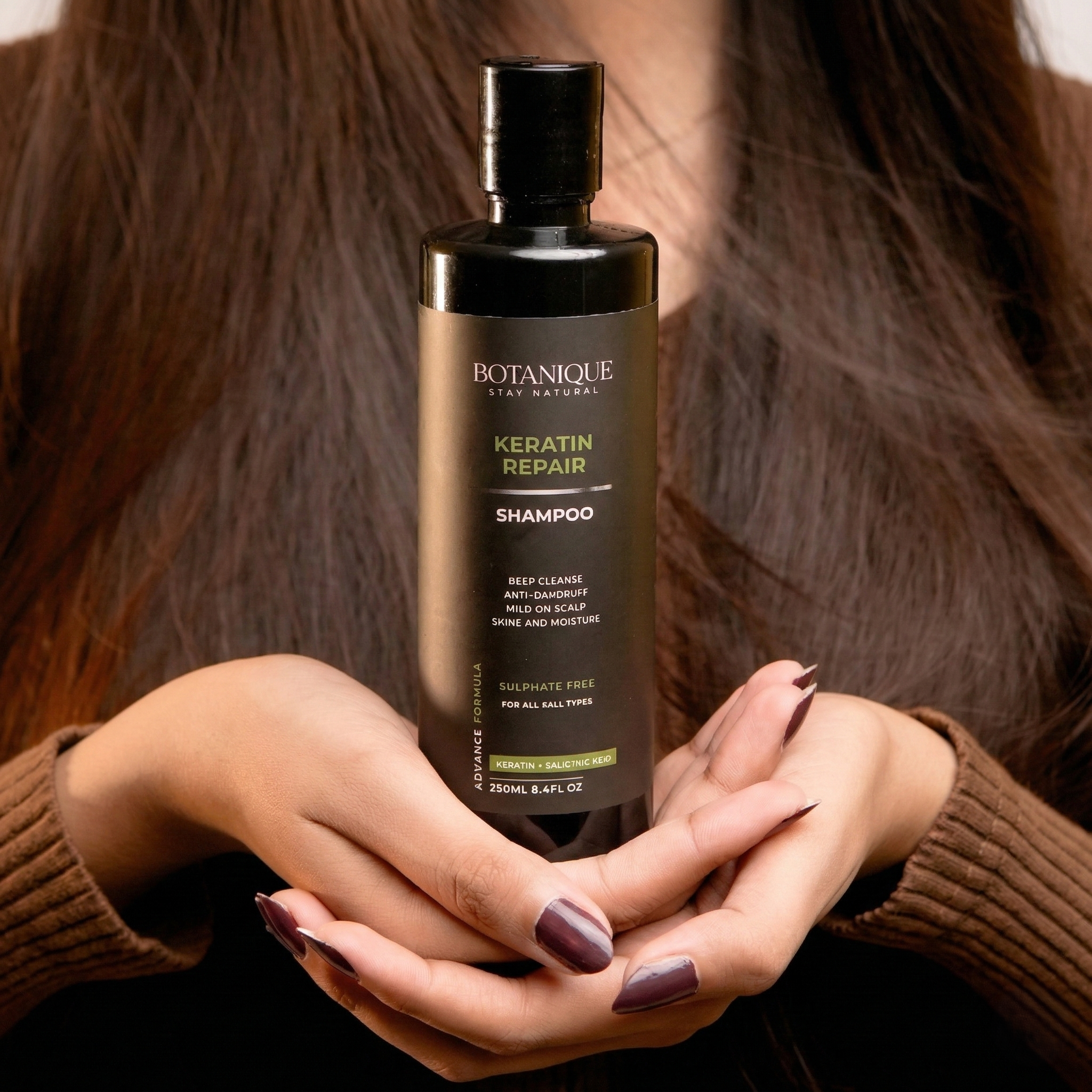 Keratin + Aleovera Shampoo (Sulphate free)
