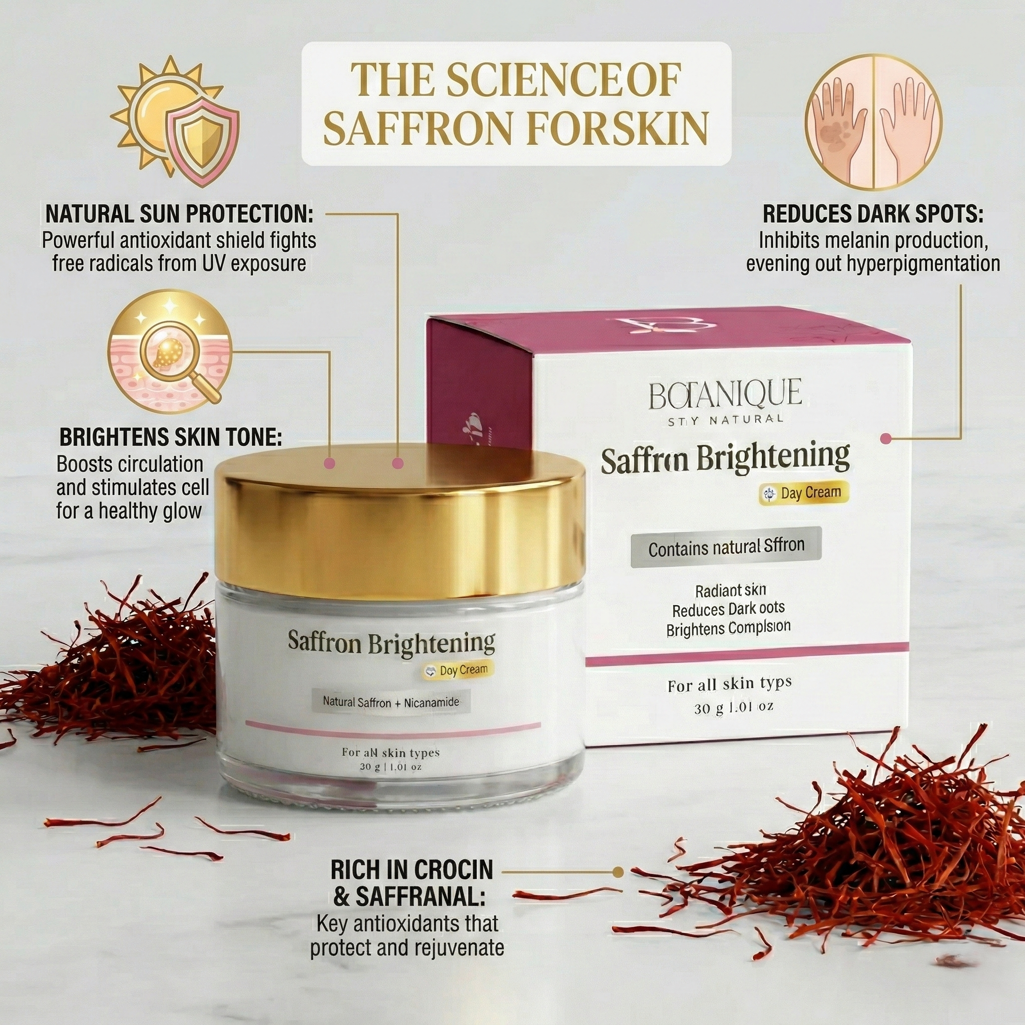 Saffron Cream (Organic Zafran)